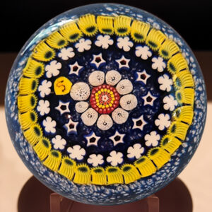 Chris Sherwin Close Concentric Millefiori Paperweight