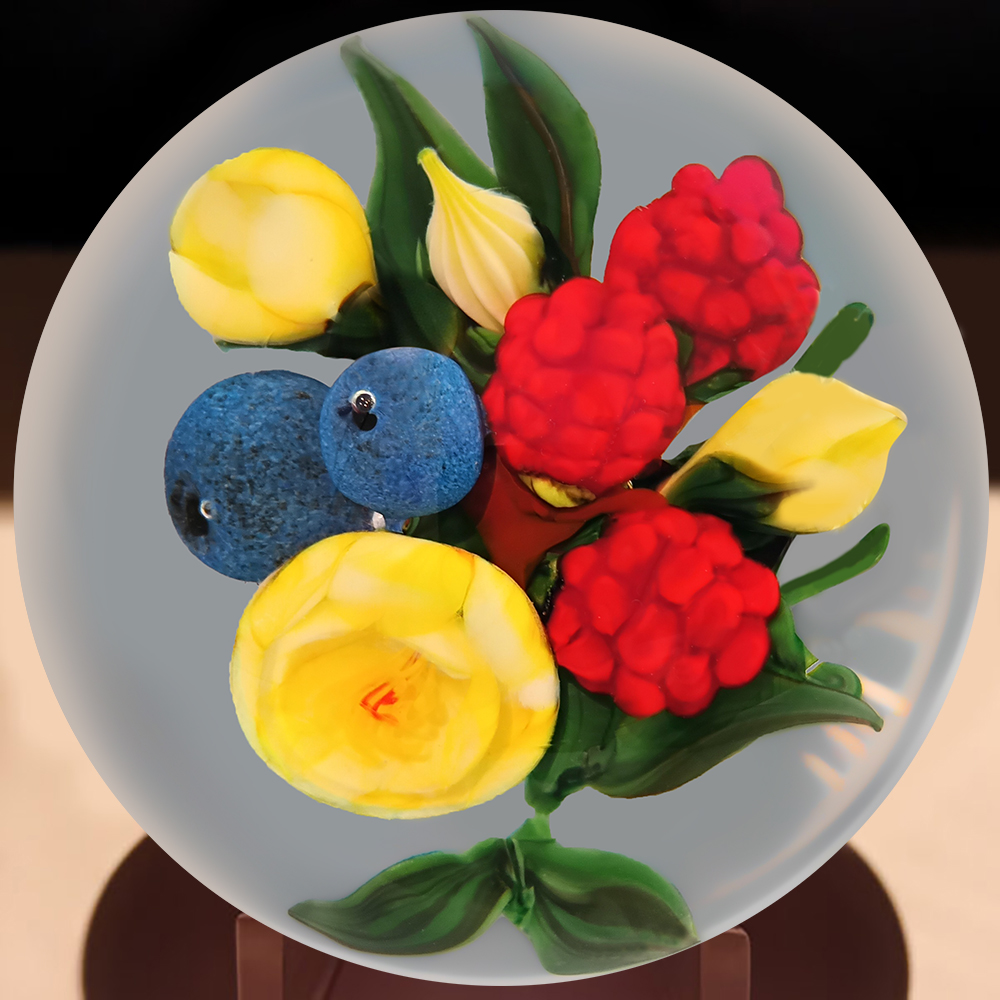 Chris Sherwin Berry and Flower Bouquet