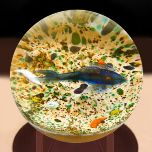 William Manson Blue Aventurine Fish